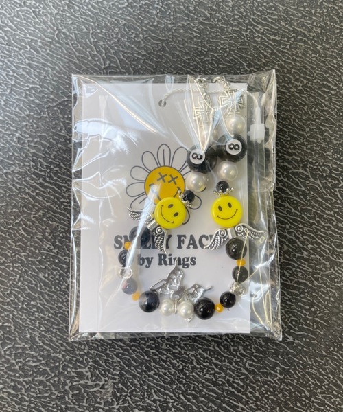 SMILEY FACE（スマイリーフェイス）の「SMILEY FACE（スマイリーフェイス）ハンドメイド シルバー×スマイルビーズネックレス メンズ レディース ユニセックス（ネックレス・メンズ・A/B/C/D/E/F/クリア/ブラック系その他・FREE）」の10枚目の写真