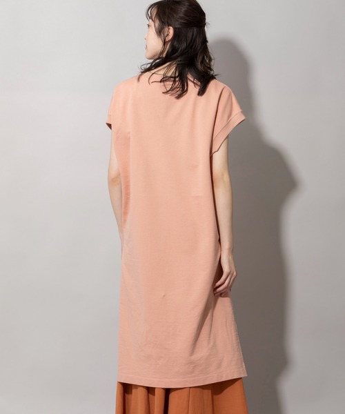 Munich(ミューニック)の「コットンライトインレーサイドスリットプルオーバー(Tシャツ/カットソー・レディース・ホワイト/ブラック/カーキ/ピンク/イエロー・FREE)」の13枚目の写真