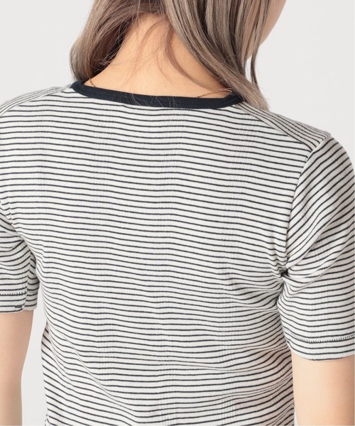 MILLER(ミラー)の「【MILLER/ミラー】ヘビーハリヌキリブTシャツ(Tシャツ/カットソー・レディース・ネイビー/イエロー/グリーン/バーガンディー・FREE)」の15枚目の写真