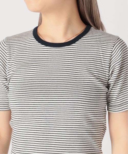 MILLER(ミラー)の「【MILLER/ミラー】ヘビーハリヌキリブTシャツ(Tシャツ/カットソー・レディース・ネイビー/イエロー/グリーン/バーガンディー・FREE)」の16枚目の写真