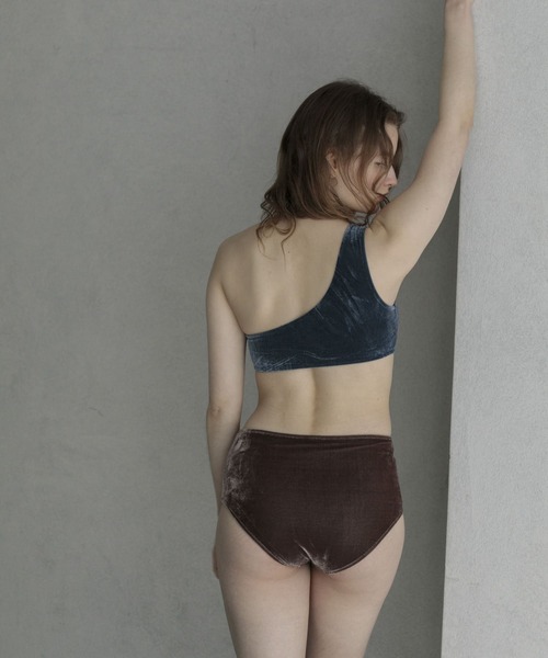 URBAN RESEARCH(アーバンリサーチ)の「Swim URBAN RESEARCH スイム ベロアハイウエストショーツ(水着・レディース・ブルー/ブラウン・SMALL/MEDIUM)」の11枚目の写真