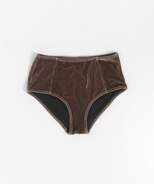 URBAN RESEARCH(アーバンリサーチ)の「Swim URBAN RESEARCH スイム ベロアハイウエストショーツ(水着・レディース・ブルー/ブラウン・SMALL/MEDIUM)」の19枚目の写真