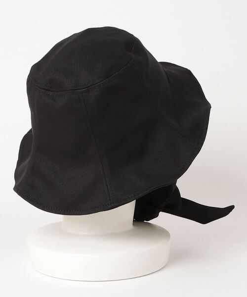 WC(ダブル シー)の「ストラップフレアハット(ハット・レディース・インディゴブルー/ホワイト/ブラック・FREE)」の4枚目の写真