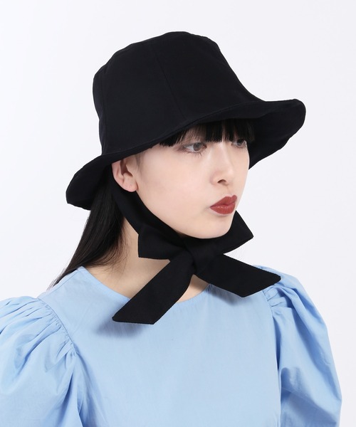 WC(ダブル シー)の「ストラップフレアハット(ハット・レディース・インディゴブルー/ホワイト/ブラック・FREE)」の6枚目の写真