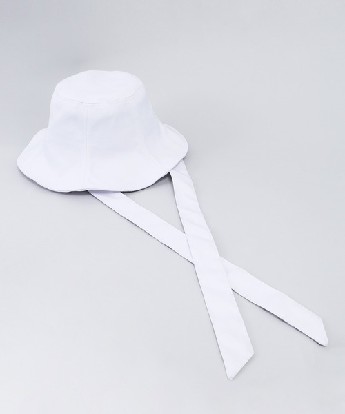 WC(ダブル シー)の「ストラップフレアハット(ハット・レディース・インディゴブルー/ホワイト/ブラック・FREE)」の7枚目の写真