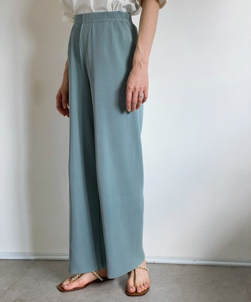 ottilie（オティーリエ）の「プリーツパンツ（その他パンツ・レディース・チャコールグレー/ブラック/ベージュ/サックスブルー/ピンク・FREE）」の17枚目の写真