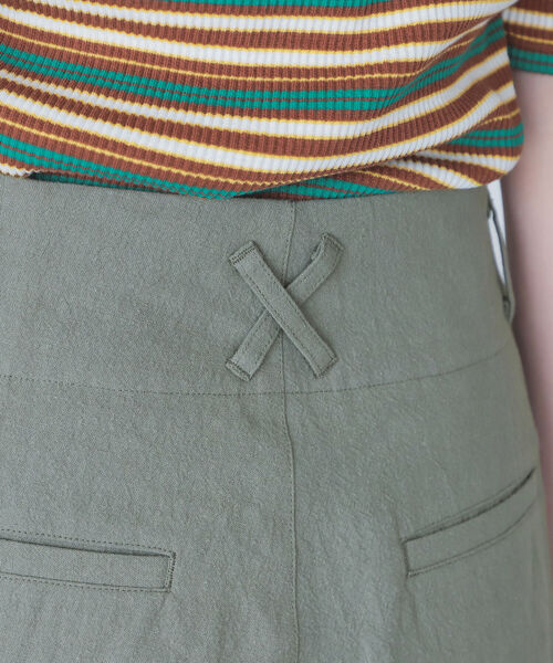 B:MING by BEAMS(ビーミングバイビームス)の「B:MING by BEAMS / 麻混 ショートパンツ 22SS(その他パンツ・レディース・オリーブ/アイボリー・MEDIUM/SMALL)」の15枚目の写真