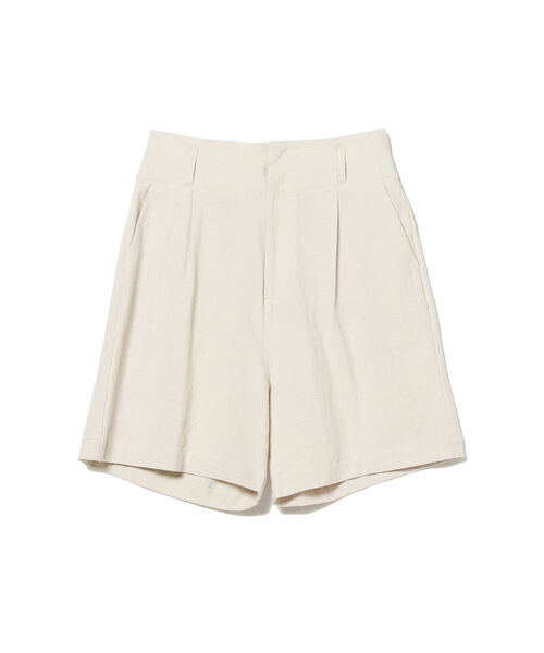 B:MING by BEAMS(ビーミングバイビームス)の「B:MING by BEAMS / 麻混 ショートパンツ 22SS(その他パンツ・レディース・オリーブ/アイボリー・MEDIUM/SMALL)」の16枚目の写真