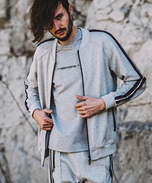 【NO ID.】Side Line Track Jersey Blouson / サイド ライン トラック ジャージ ブルゾン