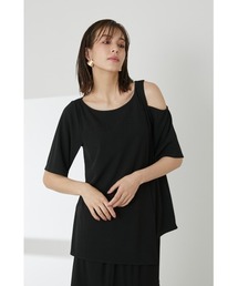 LILIDIA | ランダムリブアシメTOP(Tシャツ/カットソー)