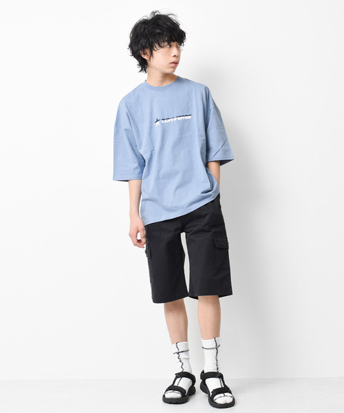 RAT EFFECT(ラットエフェクト)の「ベイカーカーゴハーフパンツ(カーゴパンツ・キッズ・チャコールグレー/ブラック/カーキ/ブラック系その他/グレー系その他/ライトベージュ・120/130/140/150/160)」の7枚目の写真