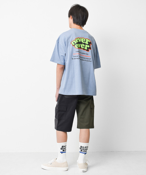 RAT EFFECT(ラットエフェクト)の「ベイカーカーゴハーフパンツ(カーゴパンツ・キッズ・チャコールグレー/ブラック/カーキ/ブラック系その他/グレー系その他/ライトベージュ・120/130/140/150/160)」の9枚目の写真