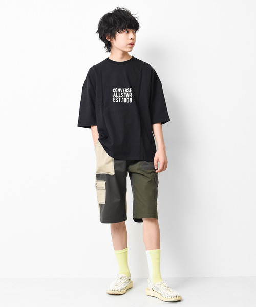 RAT EFFECT(ラットエフェクト)の「ベイカーカーゴハーフパンツ(カーゴパンツ・キッズ・チャコールグレー/ブラック/カーキ/ブラック系その他/グレー系その他/ライトベージュ・120/130/140/150/160)」の11枚目の写真
