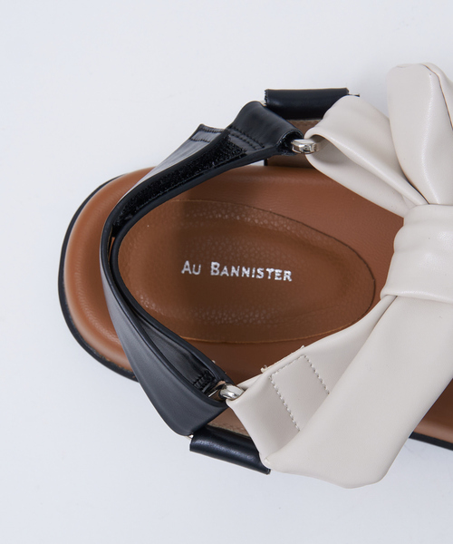 Au BANNISTER(オゥバニスター)の「【WEB限定】軽量/厚底 リボン スポーツ サンダル(サンダル・レディース・ホワイト/ブラック/ピンクベージュ/その他・S/M/L)」の9枚目の写真