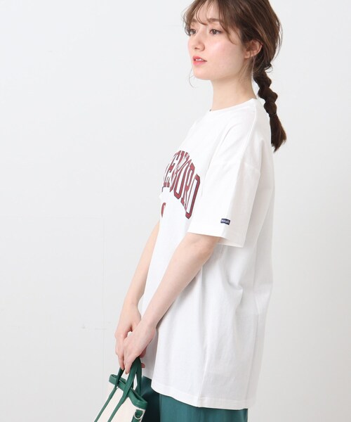 DRESKIP（ドレスキップ）の「◆【wrangler(ラングラー)別注】 カレッジTシャツ（Tシャツ/カットソー・レディース・チャコールグレー/オフホワイト/ダークオレンジ・00）」の5枚目の写真