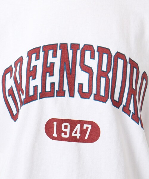 DRESKIP（ドレスキップ）の「◆【wrangler(ラングラー)別注】 カレッジTシャツ（Tシャツ/カットソー・レディース・チャコールグレー/オフホワイト/ダークオレンジ・00）」の10枚目の写真