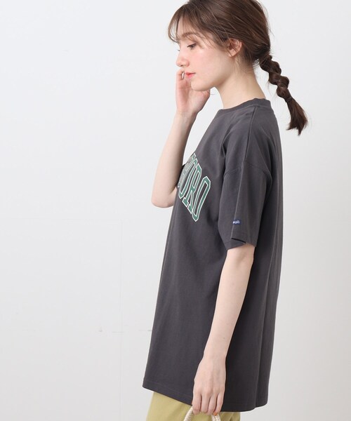 DRESKIP（ドレスキップ）の「◆【wrangler(ラングラー)別注】 カレッジTシャツ（Tシャツ/カットソー・レディース・チャコールグレー/オフホワイト/ダークオレンジ・00）」の14枚目の写真