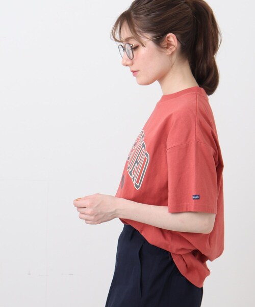 DRESKIP（ドレスキップ）の「◆【wrangler(ラングラー)別注】 カレッジTシャツ（Tシャツ/カットソー・レディース・チャコールグレー/オフホワイト/ダークオレンジ・00）」の20枚目の写真
