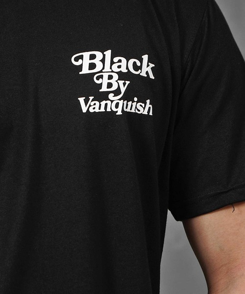 BLACK by VANQUISH(ブラックバイバンキッシュ)の「バック ロゴプリント 半袖 Tシャツ ブラック(Tシャツ/カットソー・メンズ・ブラック・M/L/XL)」の9枚目の写真