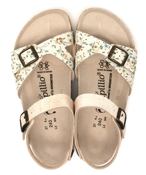 BIRKENSTOCK（ビルケンシュトック）の「RIO BF Cream/Print EFG Cream(WOMEN)（サンダル・レディース・クリーム・36/37/40/35/39/38）」の5枚目の写真