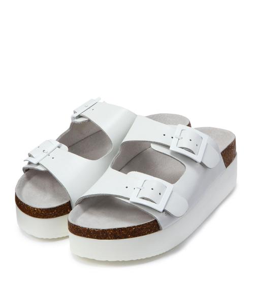 Another Edition（アナザーエディション）の「BCI/L/B TRIZOLE 55（サンダル・レディース・ホワイト/ブラック・38/37/36）」の2枚目の写真