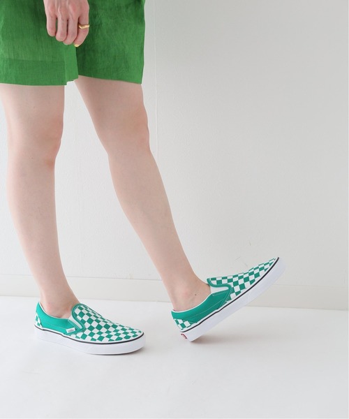 VANS（バンズ）の「【VANS / バンズ】Classic Slip-On（スリッポン・レディース・オレンジ/グリーン・23cm/24cm/25cm）」の4枚目の写真