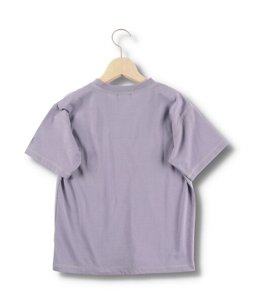 NAUTICA（ノーティカ）の「【NAUTICA/ノーティカ/吸水速乾】配色ステッチ半袖Tシャツ（Tシャツ/カットソー・キッズ・グリーン/ベージュ/チャコールグレー/パープル・120/130/140/150）」の20枚目の写真