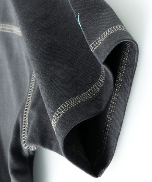 NAUTICA（ノーティカ）の「【NAUTICA/ノーティカ/吸水速乾】配色ステッチ半袖Tシャツ（Tシャツ/カットソー・キッズ・グリーン/ベージュ/チャコールグレー/パープル・120/130/140/150）」の18枚目の写真