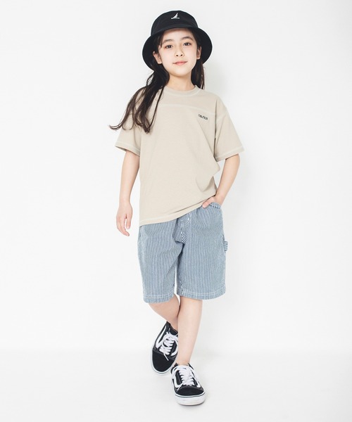NAUTICA（ノーティカ）の「【NAUTICA/ノーティカ/吸水速乾】配色ステッチ半袖Tシャツ（Tシャツ/カットソー・キッズ・グリーン/ベージュ/チャコールグレー/パープル・120/130/140/150）」の21枚目の写真