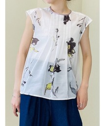 TEVALT | アートフラワーptノースリタックPO(Tシャツ/カットソー)