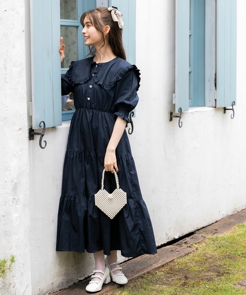 美品 ティアード ワンピース♡ Amazon.co.jp: [ドアーズ] ティアードワンピース レディース