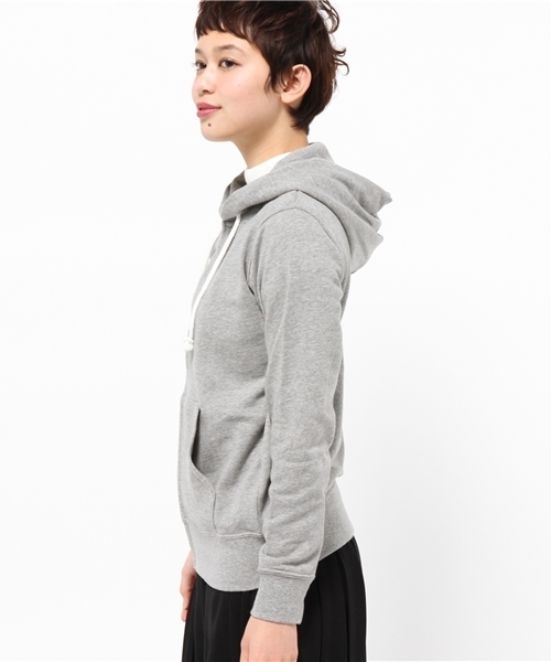 CIAOPANIC(チャオパニック)の「【CHAMPION】ZIPHOODEDSWEAT(パーカー・レディース・オフホワイト/グレー・MEDIUM)」の4枚目の写真