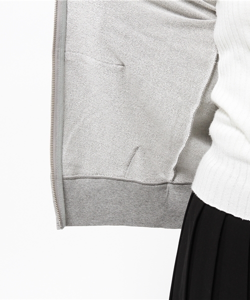 CIAOPANIC(チャオパニック)の「【CHAMPION】ZIPHOODEDSWEAT(パーカー・レディース・オフホワイト/グレー・MEDIUM)」の11枚目の写真