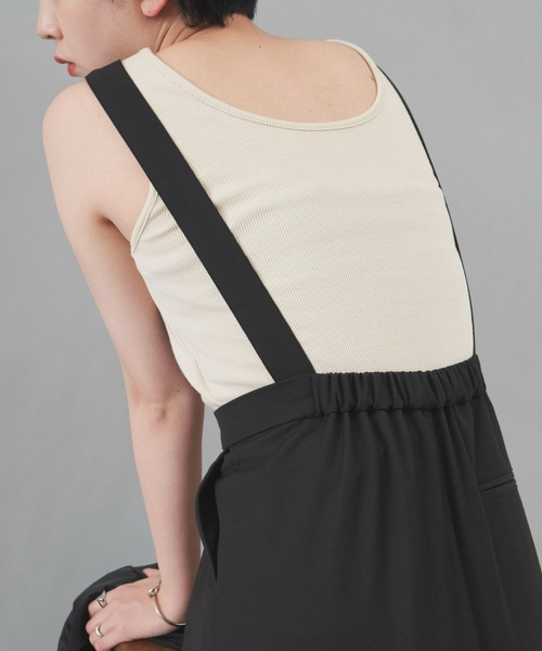 Aunt Marie's(アントマリーズ)の「カップ付きスクエアタンク(タンクトップ・レディース・ブラック/ブラウン/ベージュ・FREE)」の3枚目の写真