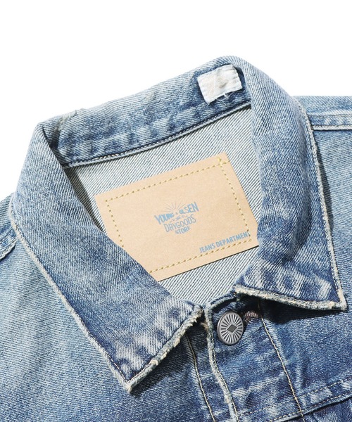 YOUNG&OLSEN The DRYGOODS STORE（ヤングアンドオルセン）の「YOUNG&OLSEN/ヤングアンドオルセン YOUNG DENIM BLOUSE デニムジャケット（デニムジャケット・レディース・ブルー・3/2）」の6枚目の写真