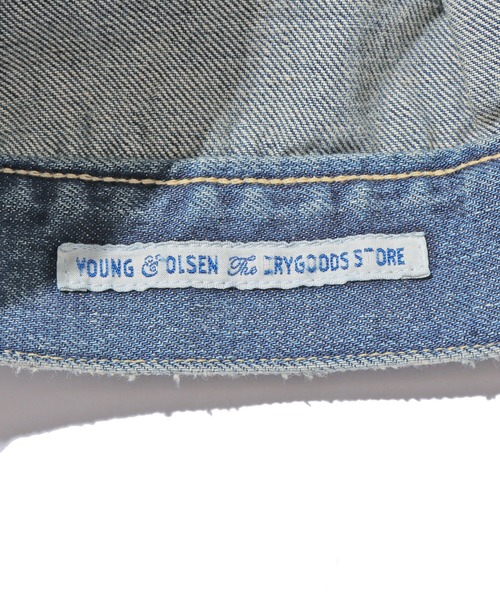 YOUNG&OLSEN The DRYGOODS STORE（ヤングアンドオルセン）の「YOUNG&OLSEN/ヤングアンドオルセン YOUNG DENIM BLOUSE デニムジャケット（デニムジャケット・レディース・ブルー・3/2）」の3枚目の写真