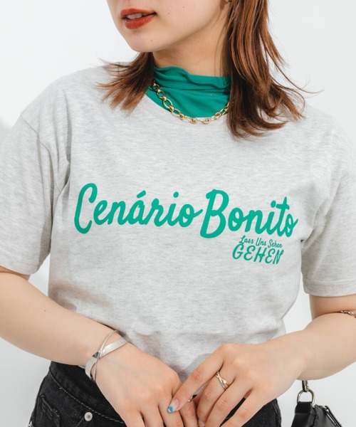 nemne store(ネンネストア)の「アソートロゴプリントTシャツ(Tシャツ/カットソー・レディース・オフホワイト/ピンク/クリーム/オートミール・フリー)」の17枚目の写真