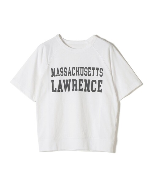 SHIPS（シップス）の「*【SHIPS別注】GoodwearラグランリブTEE◇（Tシャツ/カットソー・レディース・チャコールグレー/ライトホワイト/ベージュ/グリーン・ONE SIZE）」の5枚目の写真