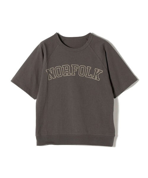 SHIPS（シップス）の「*【SHIPS別注】GoodwearラグランリブTEE◇（Tシャツ/カットソー・レディース・チャコールグレー/ライトホワイト/ベージュ/グリーン・ONE SIZE）」の7枚目の写真