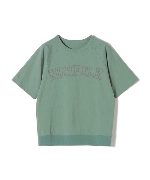 SHIPS（シップス）の「*【SHIPS別注】GoodwearラグランリブTEE◇（Tシャツ/カットソー・レディース・チャコールグレー/ライトホワイト/ベージュ/グリーン・ONE SIZE）」の15枚目の写真