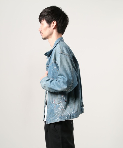 CLAMP(クランプ)の「CLAMP/クランプ/NO2 DENIM JKT T-BACK with paint/ナンバー2デニムティーバック ペイント(ブルゾン・メンズ・その他・3)」の6枚目の写真