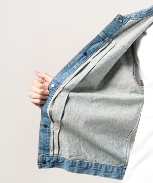 CLAMP(クランプ)の「CLAMP/クランプ/NO2 DENIM JKT T-BACK with paint/ナンバー2デニムティーバック ペイント(ブルゾン・メンズ・その他・3)」の2枚目の写真