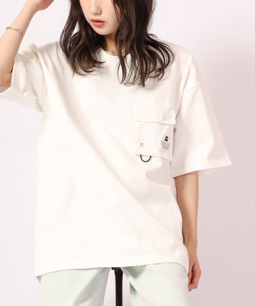 FLASH PACKER(フラッシュパッカー)の「FLASH PACKER ヘビーオンス半袖TEE(Tシャツ/カットソー・メンズ・グレイッシュベージュ/ホワイト/ブラック・M/XL/L/S)」の2枚目の写真