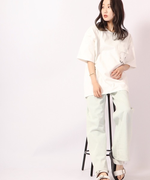 FLASH PACKER(フラッシュパッカー)の「FLASH PACKER ヘビーオンス半袖TEE(Tシャツ/カットソー・メンズ・グレイッシュベージュ/ホワイト/ブラック・M/XL/L/S)」の15枚目の写真