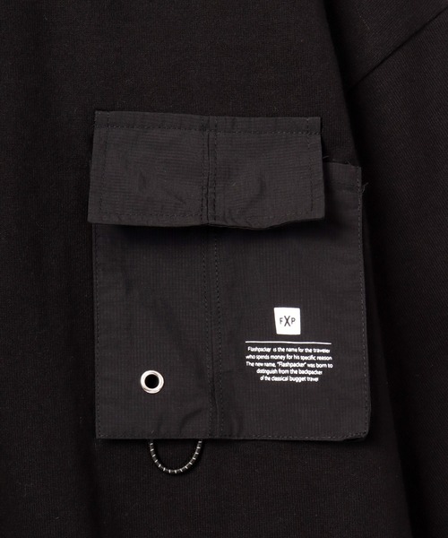 FLASH PACKER(フラッシュパッカー)の「FLASH PACKER ヘビーオンス半袖TEE(Tシャツ/カットソー・メンズ・グレイッシュベージュ/ホワイト/ブラック・M/XL/L/S)」の8枚目の写真