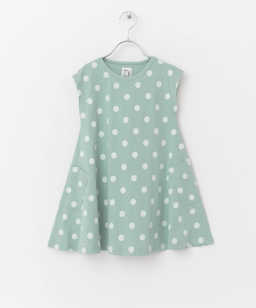 URBAN RESEARCH DOORS（アーバンリサーチドアーズ）の「ドットプリントフレアワンピース(KIDS)（ワンピース・キッズ・オレンジ系その他/ブルー系その他・105/120/135）」の16枚目の写真