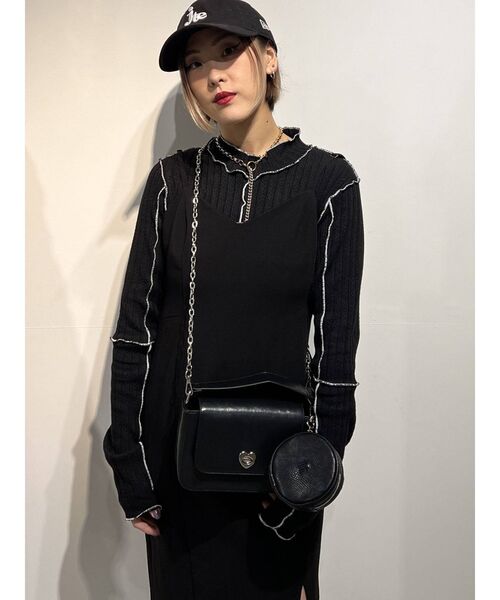 jouetie(ジュエティ)の「ワンハンドルマルチ BAG(ハンドバッグ・レディース・オフホワイト/ブラック・FREE)」の10枚目の写真