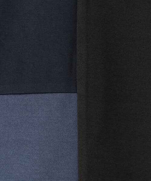 COMME CA ISM（コムサイズム）の「パッチワーク　5分袖　クルーネックTシャツ（Tシャツ/カットソー・メンズ・ブラック/ネイビー/グリーン・MEDIUM/LARGE）」の18枚目の写真