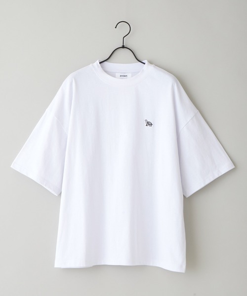 anown（アノン）の「亀ロゴ刺繍 半袖Tシャツ【SNSクリエイター けんいちろー×anown 限定コラボ】（Tシャツ/カットソー）」 - WEAR