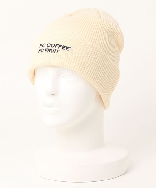 FRUIT OF THE LOOM(フルーツオブザルーム)の「NC KNIT CAP / シンプル / ニット帽 / カジュアル / ユニセックス / 刺繍 / 厚手(ニットキャップ/ビーニー・メンズ・ホワイト/ブラック・FREE)」の1枚目の写真